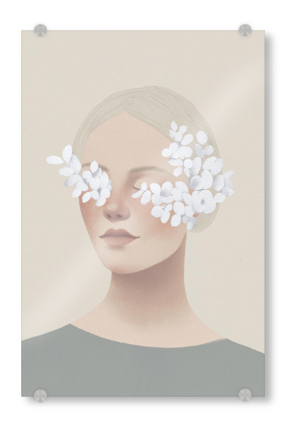 Acrylglasbild "Feminin und zart" artboxONE - Natur,Floral,Menschen