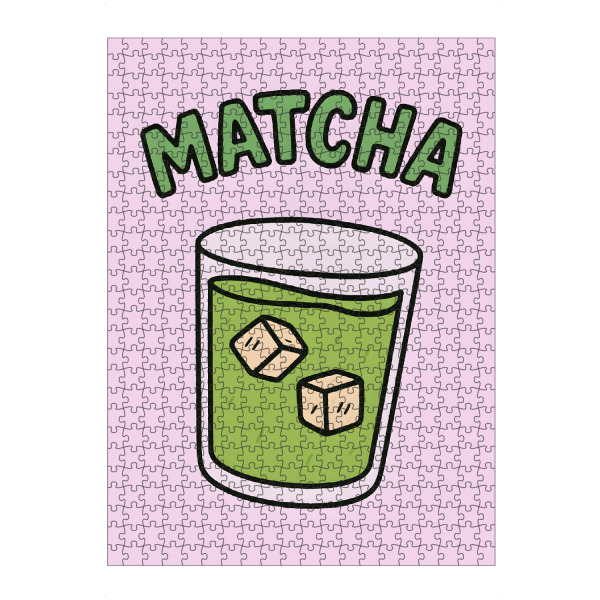 Puzzle Ravensburger "Matcha art" artboxONE - Typografie,Essen & Trinken