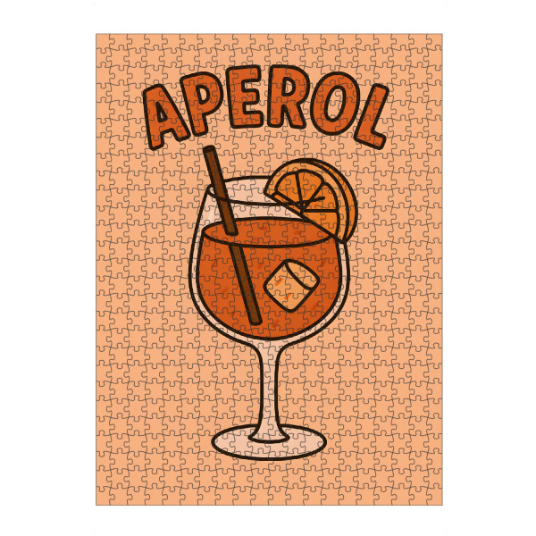 Puzzle Ravensburger "Aperol - Cocktail" artboxONE - Typografie,Essen & Trinken