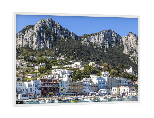 Poster mit weißem Rahmen "Traumhafte Insel Capri" artboxONE - Natur,Reise,Reise / Strand und Meer