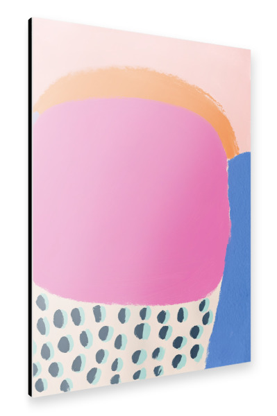 Alu-Dibond "Lebendige Sommer Kleckse" 30x20 cm artboxONE