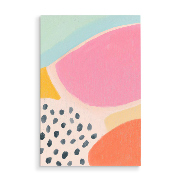 Holzbild "Pünktchen Farbspiel" artboxONE - Natur,Abstrakt