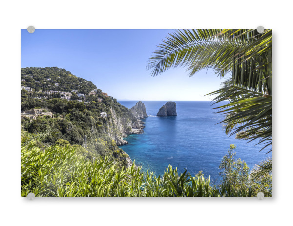 Acrylglasbild "Faraglioni Felsen auf Capri" artboxONE - Natur,Reise,Reise / Strand und Meer