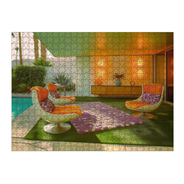 Puzzle Ravensburger "Vintage Terrasse Vibes" artboxONE - Natur,Architektur,Reise / Länder