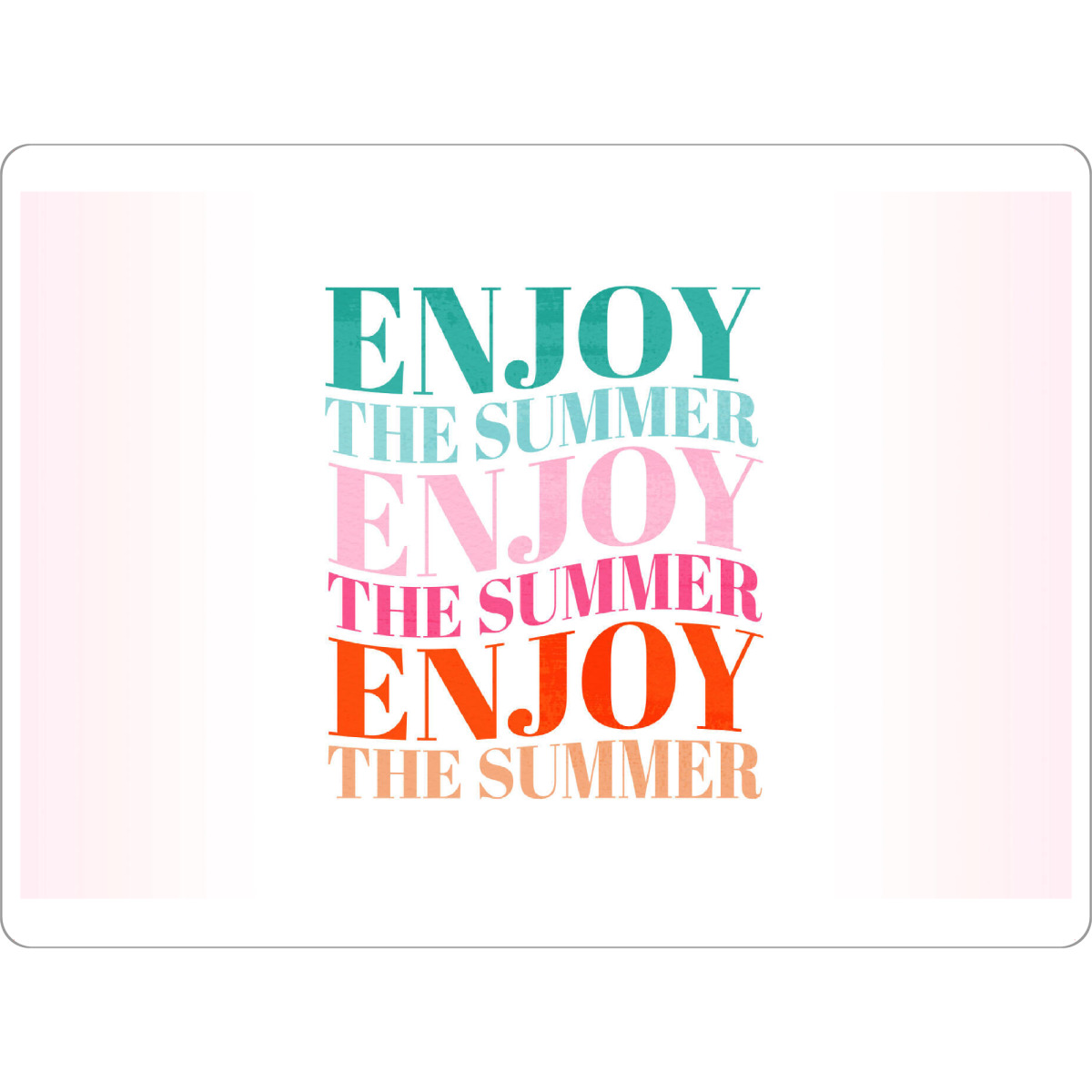 Tischset "Enjoy the Summer" artboxONE - Typografie