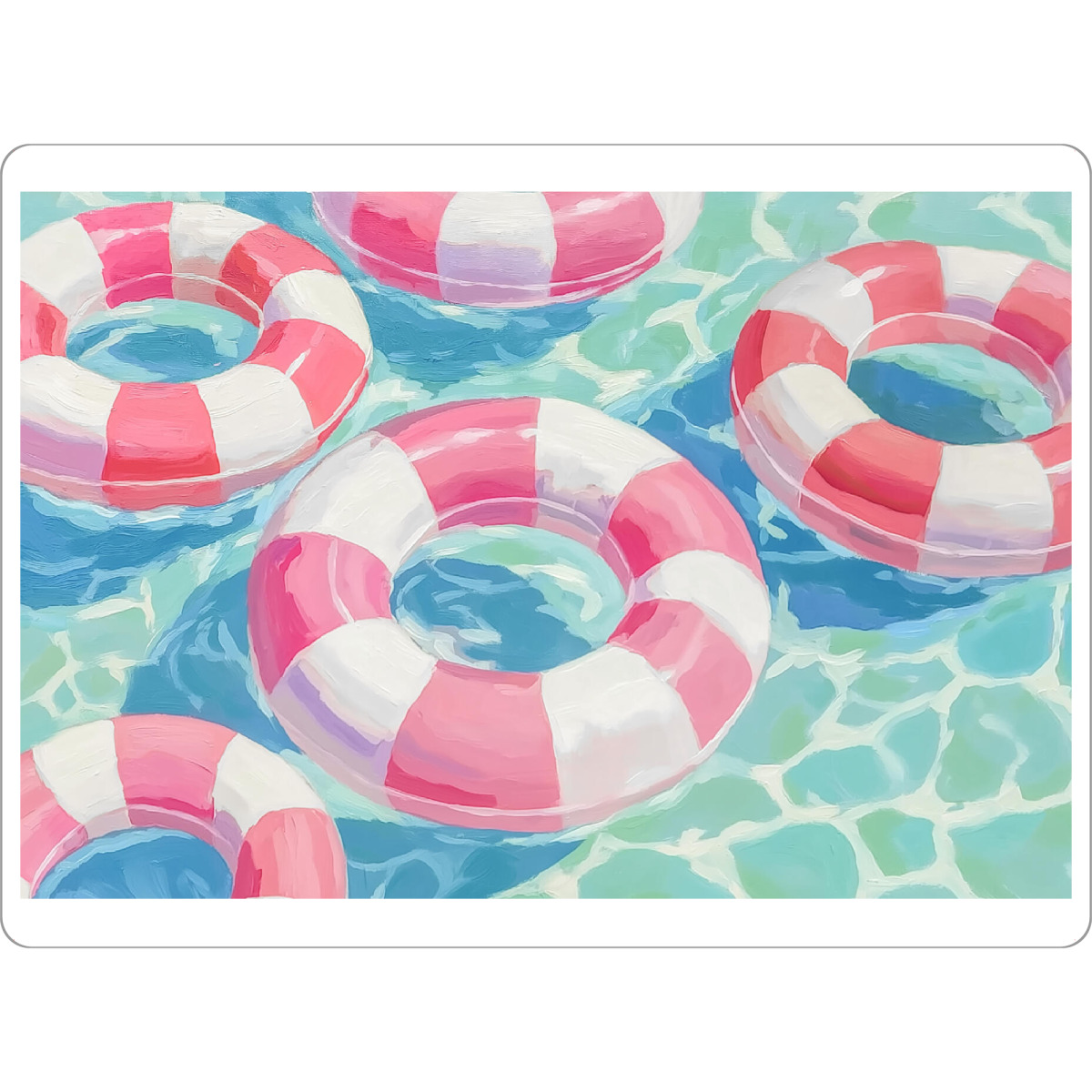 Tischset "Schwimmreifen Pool-Spaß" artboxONE - Natur,Reise / Strand und Meer,Sport / Sommerspiele
