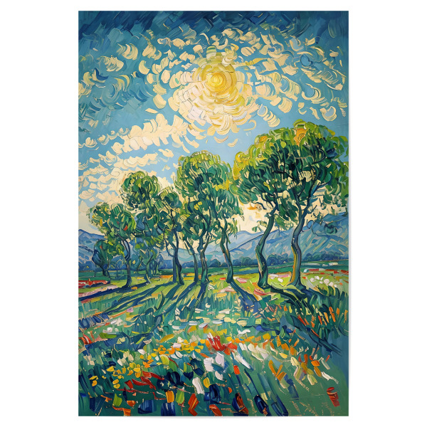 Poster 30x20 cm "Impressionistische Landschaft" artboxONE - Natur,Abstrakt