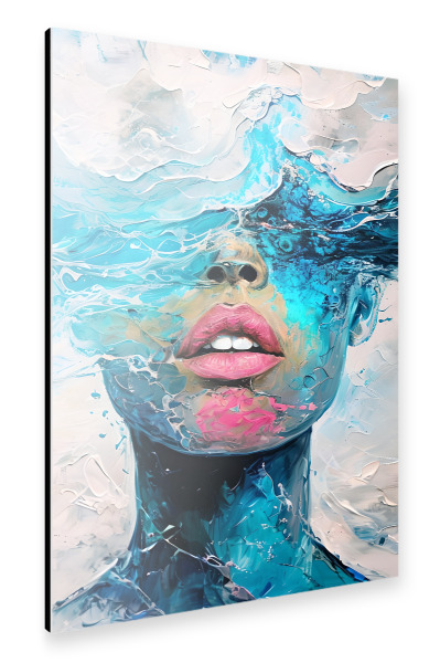 Alu-Dibond "Lebendiger abstrakter Gemälde" 30x20 cm artboxONE