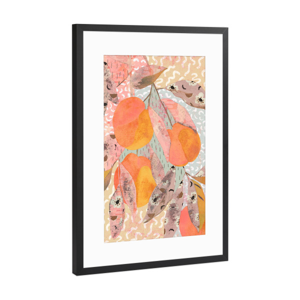 Poster mit Rahmen Schwarz (Metallic) "Pattern Play No Thirteen" artboxONE - Abstrakt