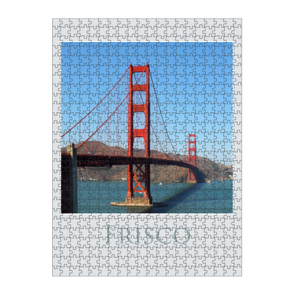Puzzle Ravensburger "SFO Golden Gate Bridge" artboxONE - Reise,Architektur,Reise / Strand und Meer,Reise / Länder,Städte / San Francisco