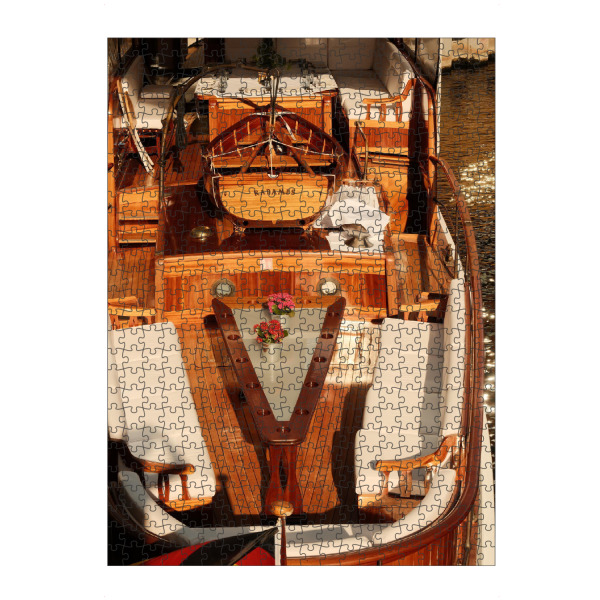 Puzzle Ravensburger "Berliner Holzyacht" artboxONE - Städte / Berlin,Reise,Essen & Trinken,Liebe - Boot,Yacht,Berlin,Spree - Bild boot