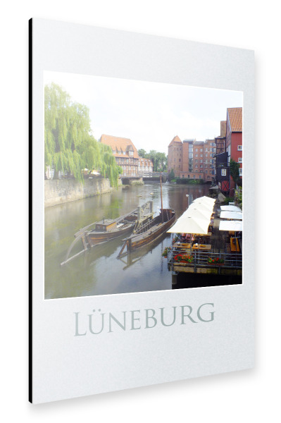 Alu-Dibond "Lüneburg, Niedersachsen" 75x50 cm artboxONE
