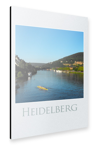 Alu-Dibond "Heidelberg a. Neckar" 75x50 cm artboxONE