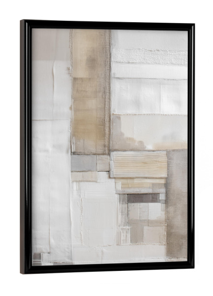 Poster mit schwarzem Rahmen "Naturinspirierte Formen" artboxONE - Natur,Abstrakt,Geometrie