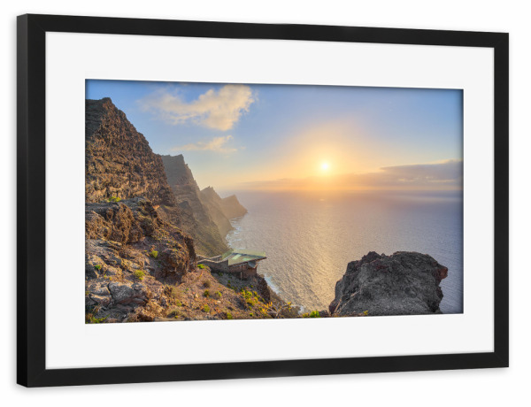 Poster mit Rahmen schwarz "Mirador del Balcón Gran Canaria" artboxONE - Natur,Reise,Reise / Länder