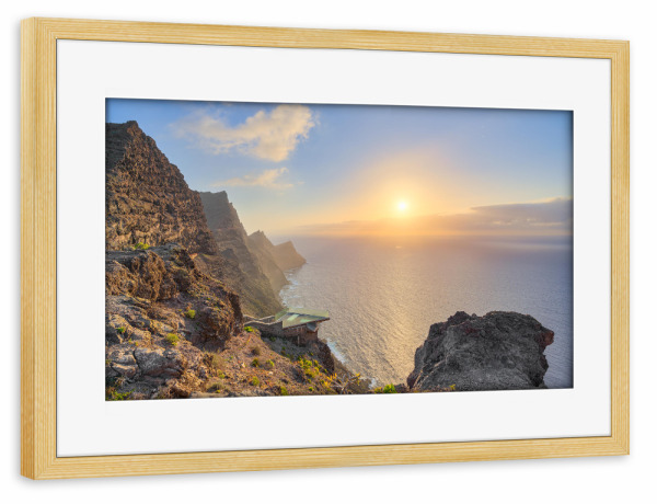 Poster mit Rahmen kiefer "Mirador del Balcón Gran Canaria" artboxONE - Natur,Reise,Reise / Länder