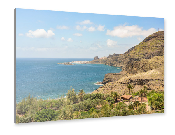 Alu-Dibond "Puerto de las Nieves Gran Canaria" 75x50 cm artboxONE