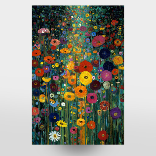 Flowers Garden, Klimt (matart)