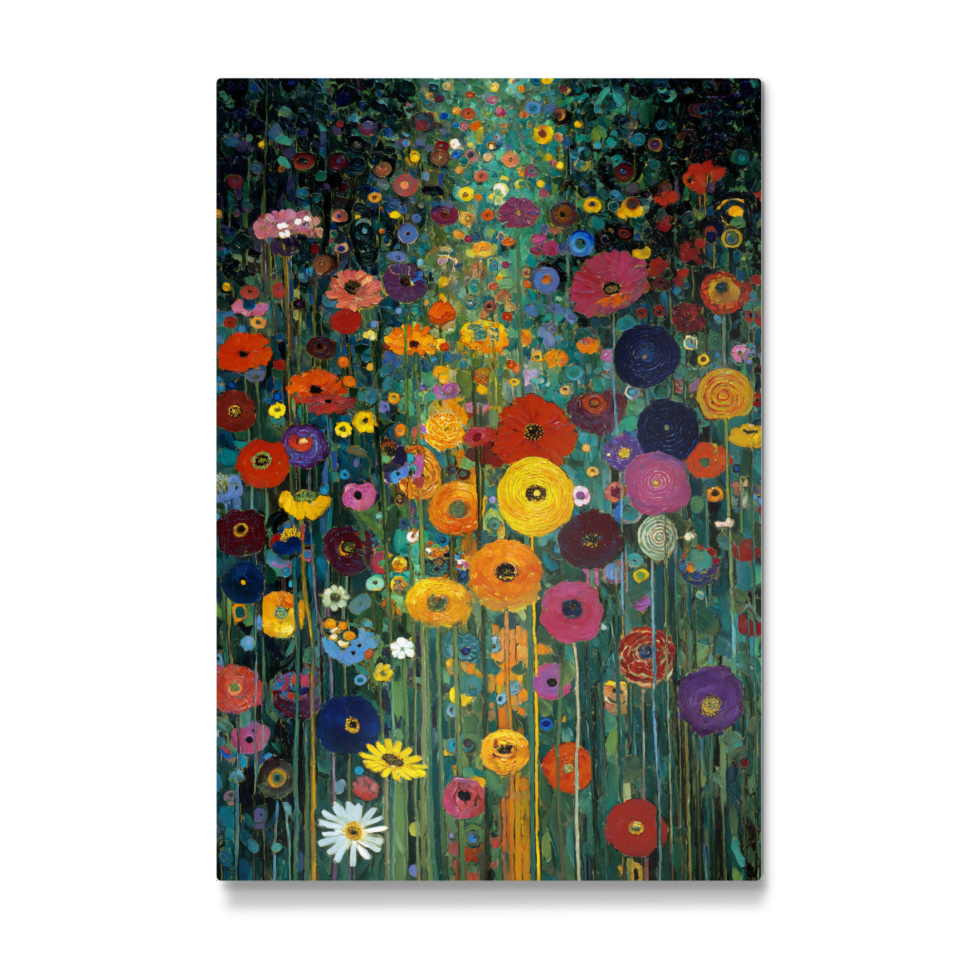 Galerie-Print "Gartenblumen, style Klimt (matart)" 30x20 cm artboxONE