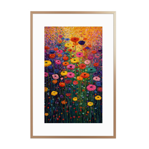Blumenwiese, style Klimt (matart)