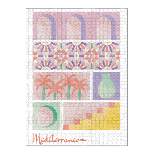 Puzzle Ravensburger "Marokkanische Cartolina" artboxONE - Reise,Architektur