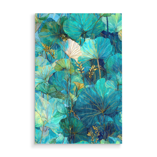 Holzbild "Magische Natur floral h" artboxONE - Natur,Floral - Natur,Blumen,Blumen,Botanische,Blätter,Blatt