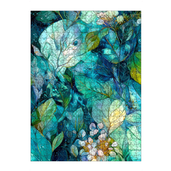 Puzzle Ravensburger "Magische Natur floral m" artboxONE - Natur,Floral - Natur,Blumen,Blumen,Botanische,Blätter,Blatt - Bild natur