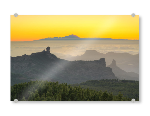 Acrylglasbild "Abend auf Gran Canaria" artboxONE - Natur,Reise,Reise / Länder