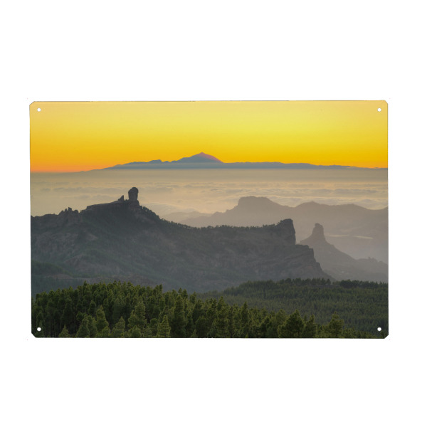 Holzbild "Abend auf Gran Canaria" artboxONE - Natur,Reise,Reise / Länder