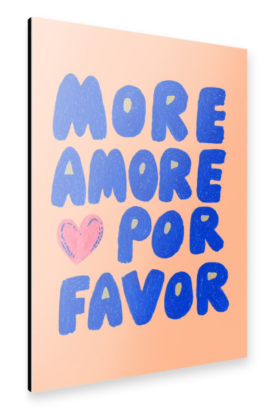 Alu-Dibond "Amore voller Leidenschaft" 30x20 cm artboxONE