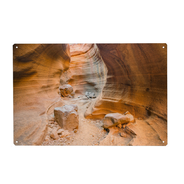 Holzbild "Barranco de Las Vacas Gran Canaria" artboxONE - Natur,Reise,Reise / Länder