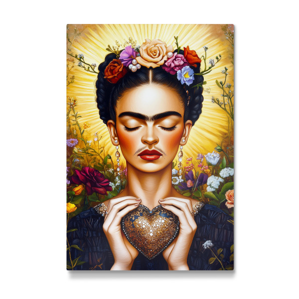 Galerie-Print "Frida Porträt mit Herz t" 30x20 cm artboxONE