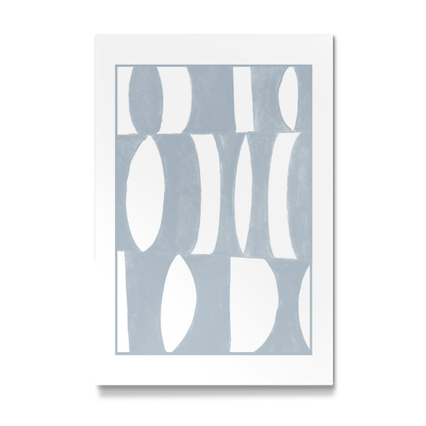 Galerie-Print "Blau abstrakte geometrische Kunst" 30x20 cm artboxONE