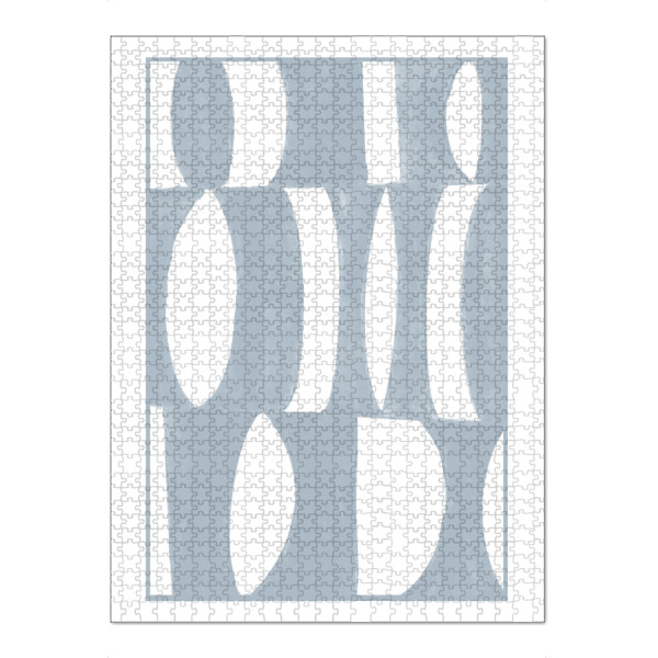 Puzzle Ravensburger "Blau abstrakte geometrische Kunst" artboxONE - Abstrakt,Geometrie