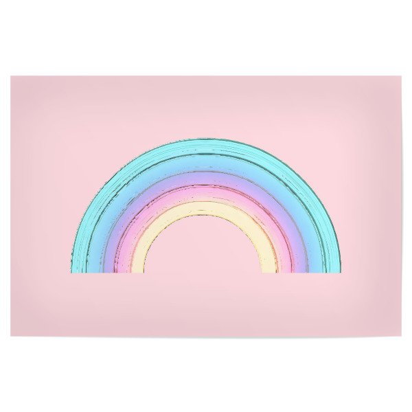 Poster 30x20 cm "Wunderlichem Rainbow" artboxONE - Abstrakt