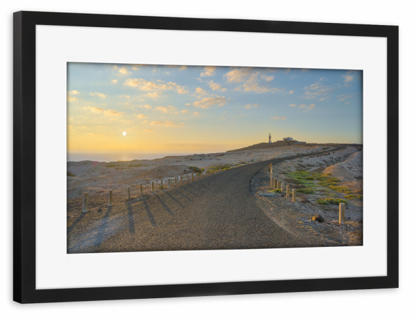 Poster mit Rahmen schwarz "Faro de Arinaga auf Gran Canaria" artboxONE - Natur,Reise,Reise / Länder