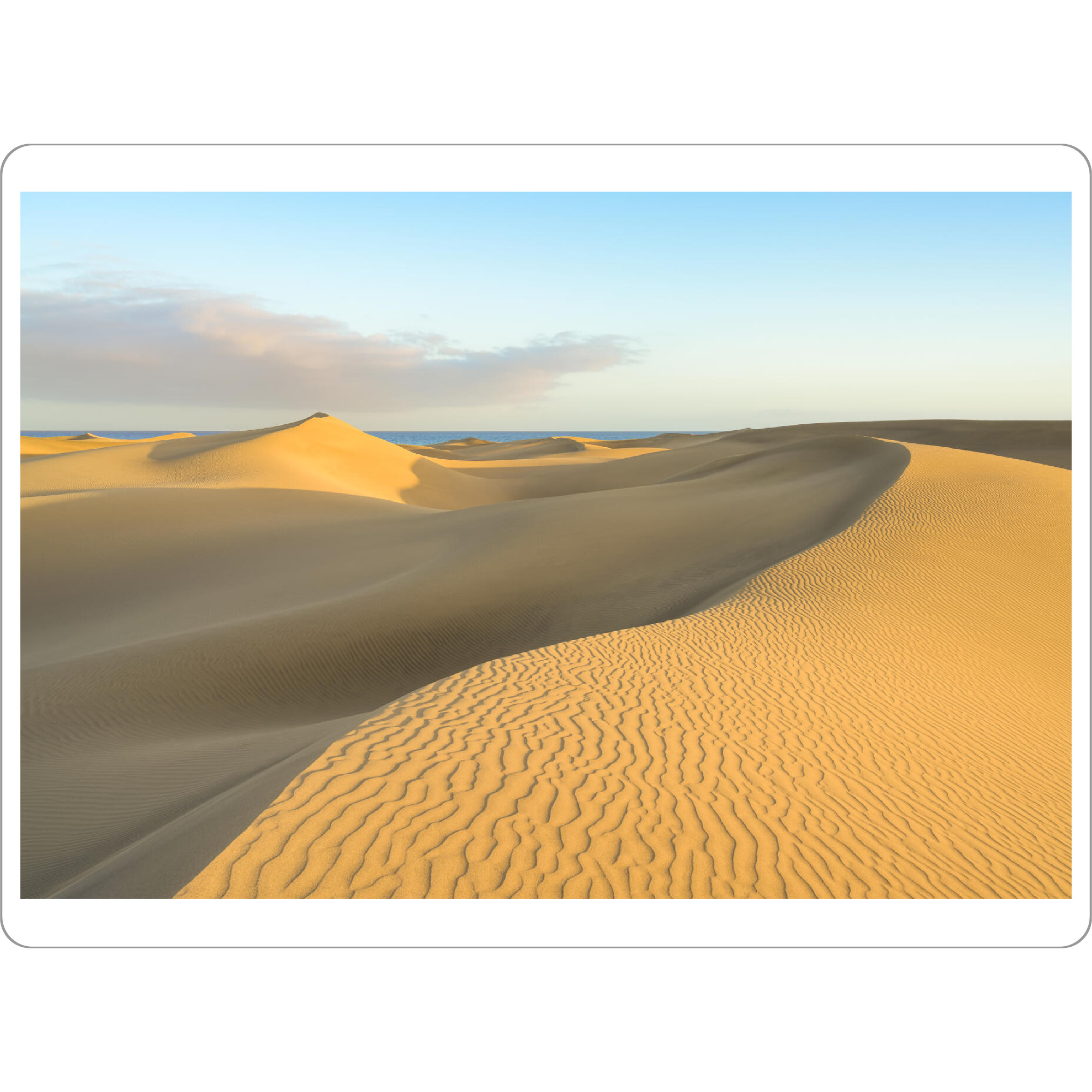 Tischset "Dünen von Maspalomas Gran Canaria" artboxONE - Natur,Reise,Reise / Strand und Meer