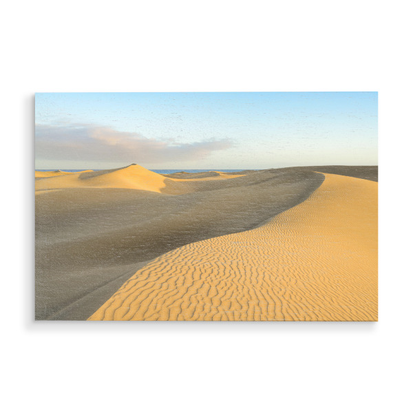 Holzbild "Dünen von Maspalomas Gran Canaria" artboxONE - Natur,Reise,Reise / Strand und Meer