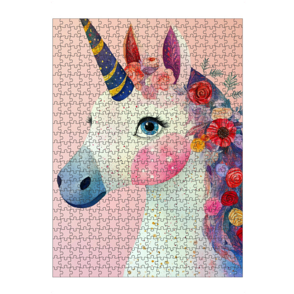 Puzzle Ravensburger "Magisches Einhorn a" artboxONE - Für Kinder,Tiere,Fiktion - Unicron,Pferd,Magie,Tier,Einhörner sind real - Bild unicron