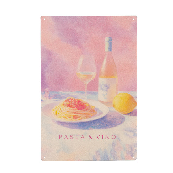 Holzbild "Italienische Küchenträume" artboxONE - Typografie,Natur,Reise / Strand und Meer