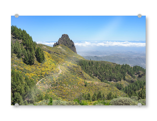 Acrylglasbild "Mirador Caldera los Marteles" artboxONE - Natur,Reise,Reise / Länder