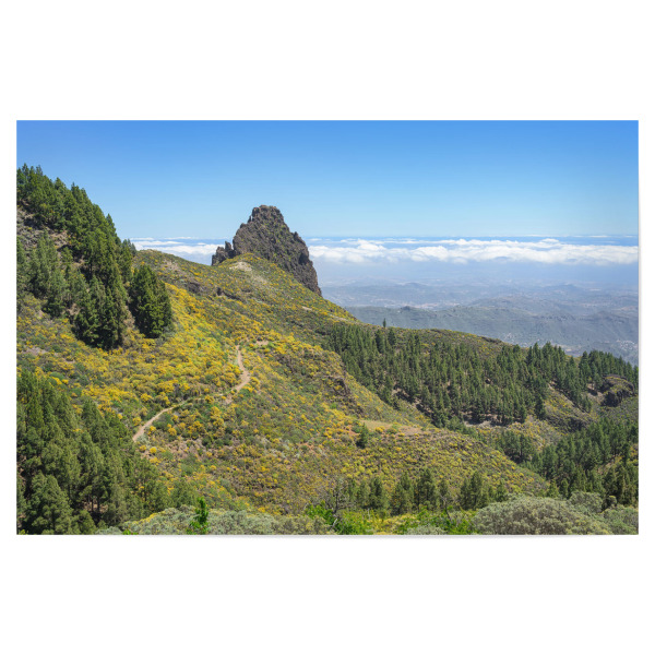 Poster 30x20 cm "Mirador Caldera los Marteles" artboxONE - Natur,Reise,Reise / Länder