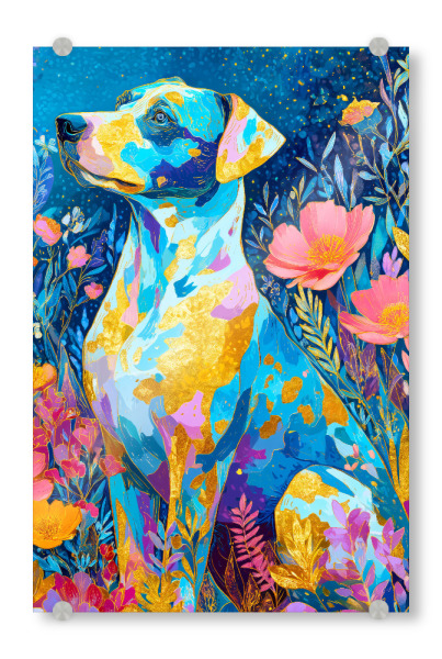 Acrylglasbild "Magischer Hund" artboxONE - Tiere - Hund,Hunde,Kunst,Tier,Magisch,Natur