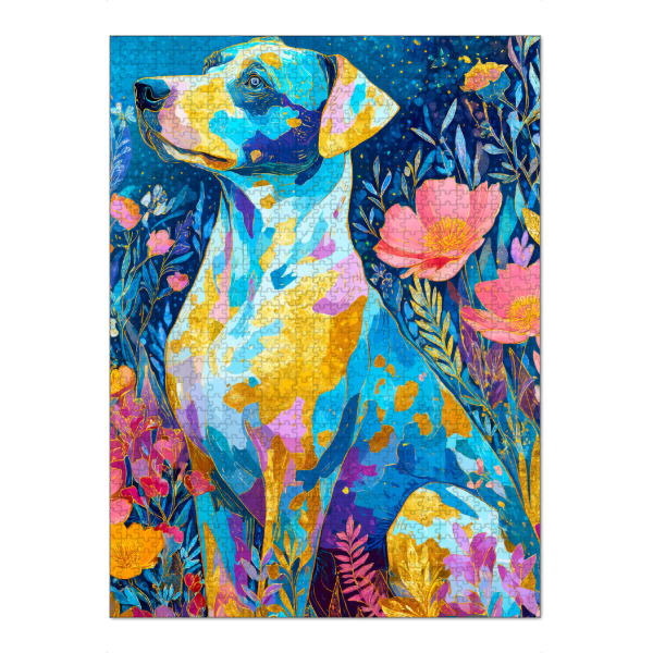 Puzzle Ravensburger "Magischer Hund" artboxONE - Tiere - Hund,Hunde,Kunst,Tier,Magisch,Natur - Bild hund