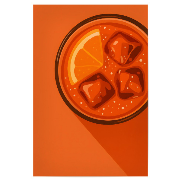 Poster "Aperol Spritz Summer Vibes" artboxONE - Essen & Trinken,Essen & Trinken / Alkohol