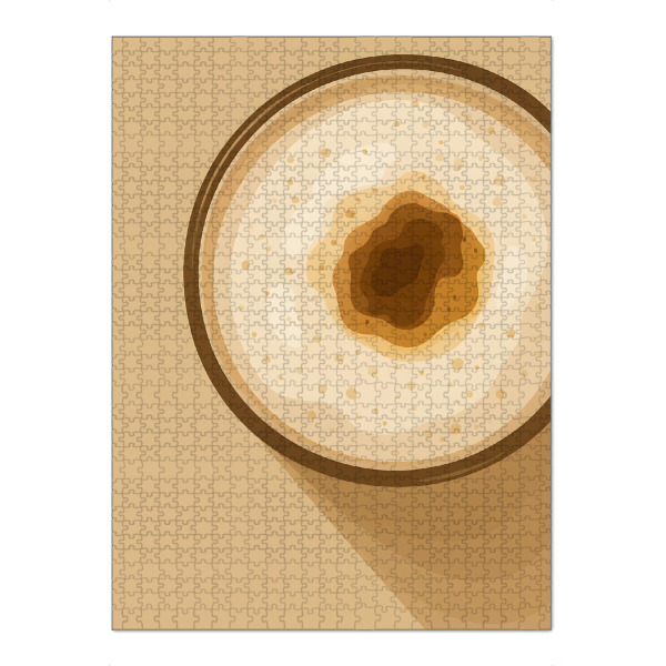 Puzzle Ravensburger "Morgenkaffee" artboxONE - Essen & Trinken,Abstrakt