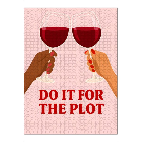 Puzzle Ravensburger "Do it for the plot - girls day" artboxONE - Essen & Trinken,Menschen,Essen & Trinken / Alkohol