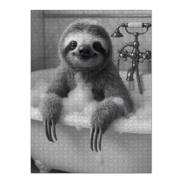 Puzzle Ravensburger "Faultier im Schaumbad" artboxONE - Tiere,Lustig