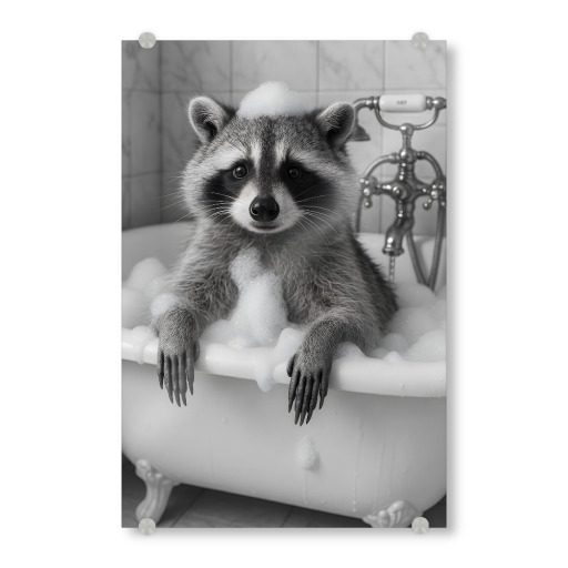 Raccoon Spa Bubble Bath