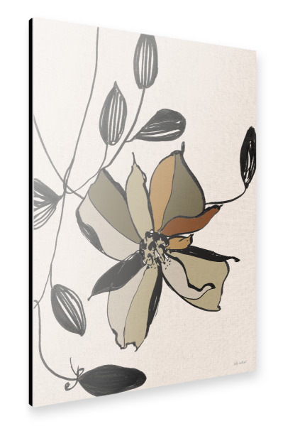 Alu-Dibond "Blüte gestisch" 30x20 cm artboxONE